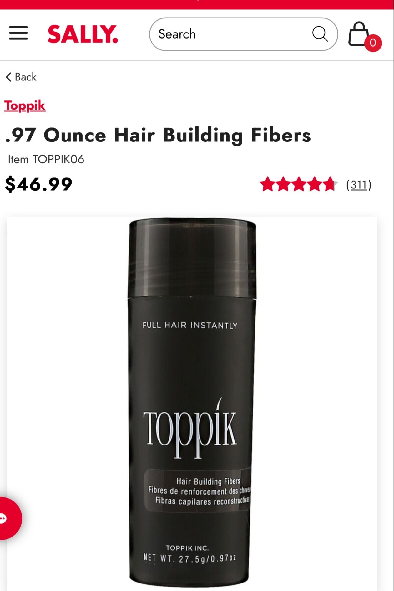 Toppik Hair Building Fibers